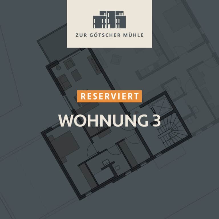 “Zur Götscher Mühle” Wohnung 3 – RESERVIERT