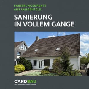 🚧 SANIERUNGSUPDATE AUS DEM LANGENFELDER MUSIKANTENVIERTEL:
